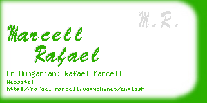 marcell rafael business card